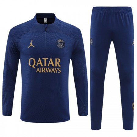 Paris Saint-Germain Training Huppari 2023-24 Neljännes-Zip Laivaston - Miesten
